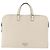 Saffiano PRADA Borsa a Mano in Pelle Safiano Bianco Argento Auth 159983 - vista 13