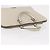 Saffiano PRADA Borsa a Mano in Pelle Safiano Bianco Argento Auth 159983 - vista 6