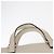 Saffiano PRADA Borsa a Mano in Pelle Safiano Bianco Argento Auth 159983 - vista 8