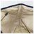 Borsa Tote Prada in nylon blu navy e oro Auth ka1232 D'oro - vista 19