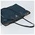 Borsa Tote Prada in nylon blu navy e oro Auth ka1232 D'oro - vista 6