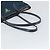 Borsa Tote Prada in nylon blu navy e oro Auth ka1232 D'oro - vista 7