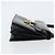 Borsa a mano GUCCI in pelle nera e oro Auth 159265 Nero D'oro - vista 4