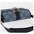 Bolso de Hombro Gancini Salvatore Ferragamo en Lona Azul Marino y Oro Auth BA9259V Dorado - vista 6