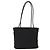 Borsa Tote Prada in nylon nero argento Auth gh1544