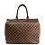Borsa Louis Vuitton Greenwich PM Damier Ebene in marrone N41165 Rosso