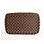 Borsa Louis Vuitton Greenwich PM Damier Ebene in marrone N41165 Rosso - vista 6