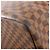 Borsa Louis Vuitton Greenwich PM Damier Ebene in marrone N41165 Rosso - vista 9