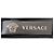 Versace Medusa Button Draped Dress Black - view 5