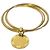 Iconico bracciale e DOLCE & GABBANA in acciaio placcato oro "Flutter" D'oro