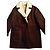 Autre Marque Brauner Shearling Mantel Herren Größe 50