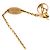 Collana Pendente Essenziale V Louis Vuitton D'oro - vista 5