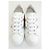 Sneakers Hermès Avantage in pelle bianca Bianco - vista 2