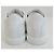 Sneakers Hermès Avantage in pelle bianca Bianco - vista 4