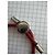 Bracciale Louis Vuitton Space Rosso Scuro Nylon Bordò - vista 6