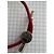 Bracciale Louis Vuitton Space Rosso Scuro Nylon Bordò - vista 8