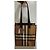 Borsa Tote Burberry Check in Tela e Pelle Marrone Nero Rosa Beige - vista 6