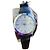 Orologio Burberry in Pelle Nera Nero Bianco