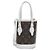 Borsa a mano Nano Bucket LV Match di Louis Vuitton Marrone Bianco Monogramma