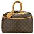 Borsa a mano Monogram Deauville Louis Vuitton Marrone Monogramma - vista 11