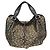 Céline Celine Bittersweet C Macadam-Muster Handtasche Schwarz Beige