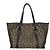 Céline Celine C Macadam Karottenmuster Tote Bag Schwarz Beige