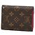 Cartera Victorine Monogram Vivienne de Louis Vuitton Castaño Fucsia - vista 2