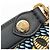 Borsa a mano Fendi KAN I in velluto e pelle Giallo Blu navy Blu chiaro - vista 10