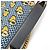 Borsa a mano Fendi KAN I in velluto e pelle Giallo Blu navy Blu chiaro - vista 9