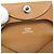 Monedero de cuero Epsom Bastia de Hermès Castaño - vista 8