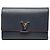 Billetera compacta Capucines en taurillon azul Louis Vuitton Azul marino