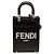 Fendi Mini Borsa Sunshine Shopper in Pelle Nera Nero