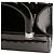 Fendi Mini Borsa Sunshine Shopper in Pelle Nera Nero - vista 8