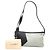 Borsa a Spalla in Suede Grigio Anagram Switching di LOEWE Marrone - vista 7
