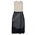 Robe Sandro en dentelle et soie