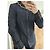 Camicia in Jeans Chloé Blu Scuro con Collo Volant T36 - vista 3