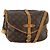 Borsa Saumur Louis Vuitton in tela Monogram Marrone