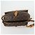 Borsa Saumur Louis Vuitton in tela Monogram Marrone - vista 5