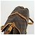 Borsa Saumur Louis Vuitton in tela Monogram Marrone - vista 6