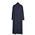 Vestido de lana/cashmere Allude en navy Azul marino - vista 3