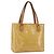 LOUIS VUITTON Monogram Vernis Houston Hand Bag Beige M91004 LV Auth ka1258