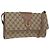 Gucci Borsa a Spalla GG Supreme PVC Beige Oro Auth BA9294 D'oro
