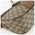 Borsa Sherry Line GG Supreme Web di GUCCI in PVC beige e oro 89 02 032 Auth 159407 D'oro - vista 14