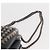 Borsa a spalla in pelle nera con borchie e catena Christian Louboutin Auth gh1489 Nero Argento - vista 8