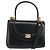 BALLY Borsa a Mano in Pelle 2 vie Nero Oro Auth 158161 D'oro