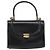 BALLY Borsa a Mano in Pelle 2 vie Nero Oro Auth 158161 D'oro - vista 13
