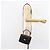 BALLY Borsa a Mano in Pelle 2 vie Nero Oro Auth 158161 D'oro - vista 23