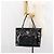 Gancini Tote Bag Salvatore Ferragamo Emaille Schwarz Silber Auth BA9402 - Ansicht 23