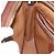 Céline Borsa a Spalla in Tela Macadam CELINE in Pelle PVC Marrone Oro Auth BA9314 D'oro - vista 23