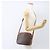 Céline Borsa a Spalla in Tela Macadam CELINE in Pelle PVC Marrone Oro Auth BA9314 D'oro - vista 26